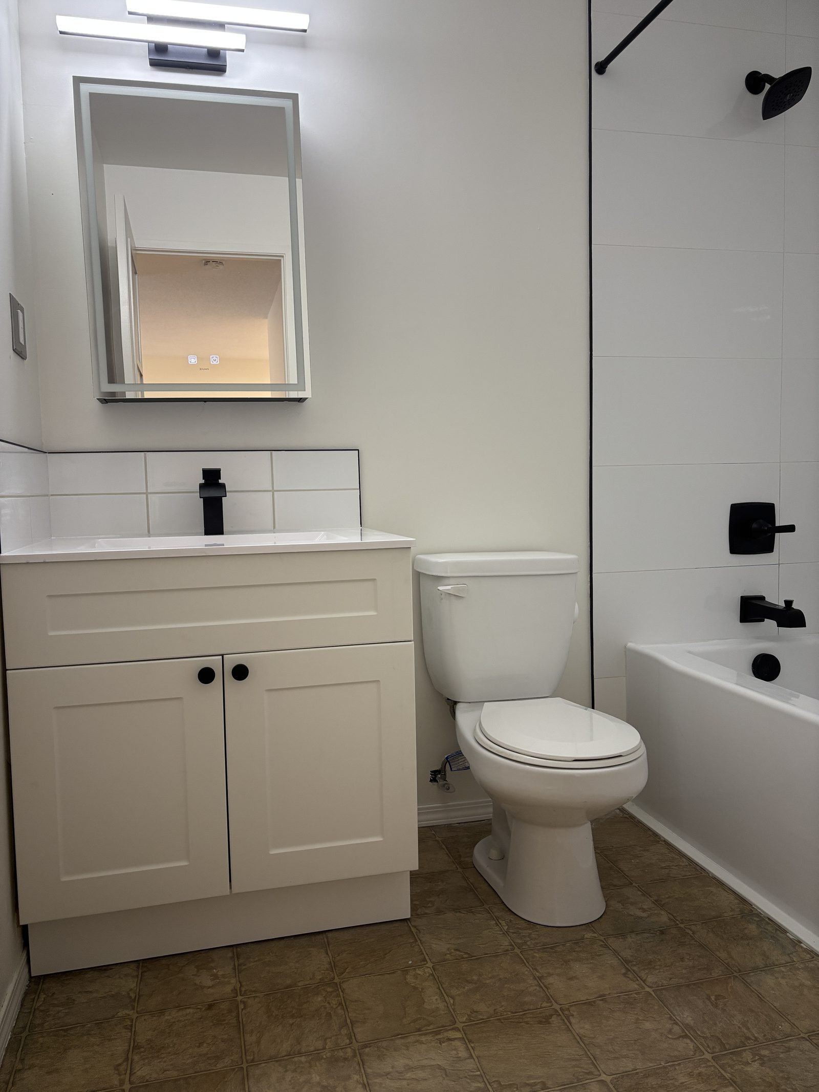 Renovated bathroom at Crestwood