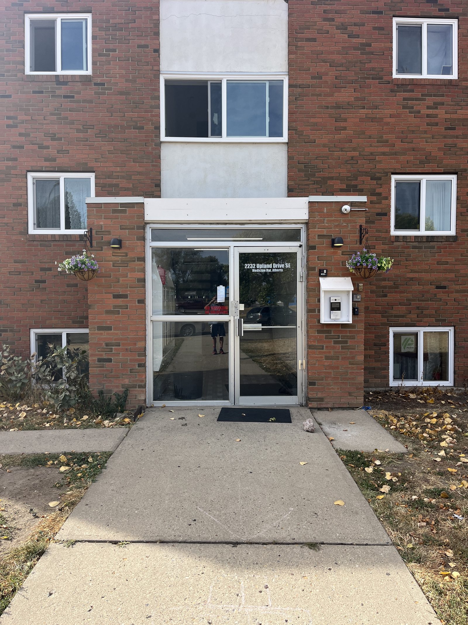 Front entrance at Upland